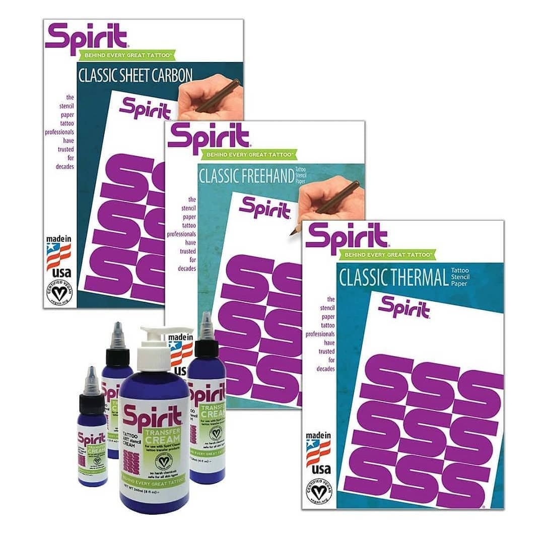 For Thermal Printer - Spirit® Original Tattoo Thermal Paper - 8 1/2” x 14” Extra Long Secondary image