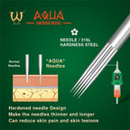 AVA AQUA Needle Cartridges - Round Shader - 10pc per box