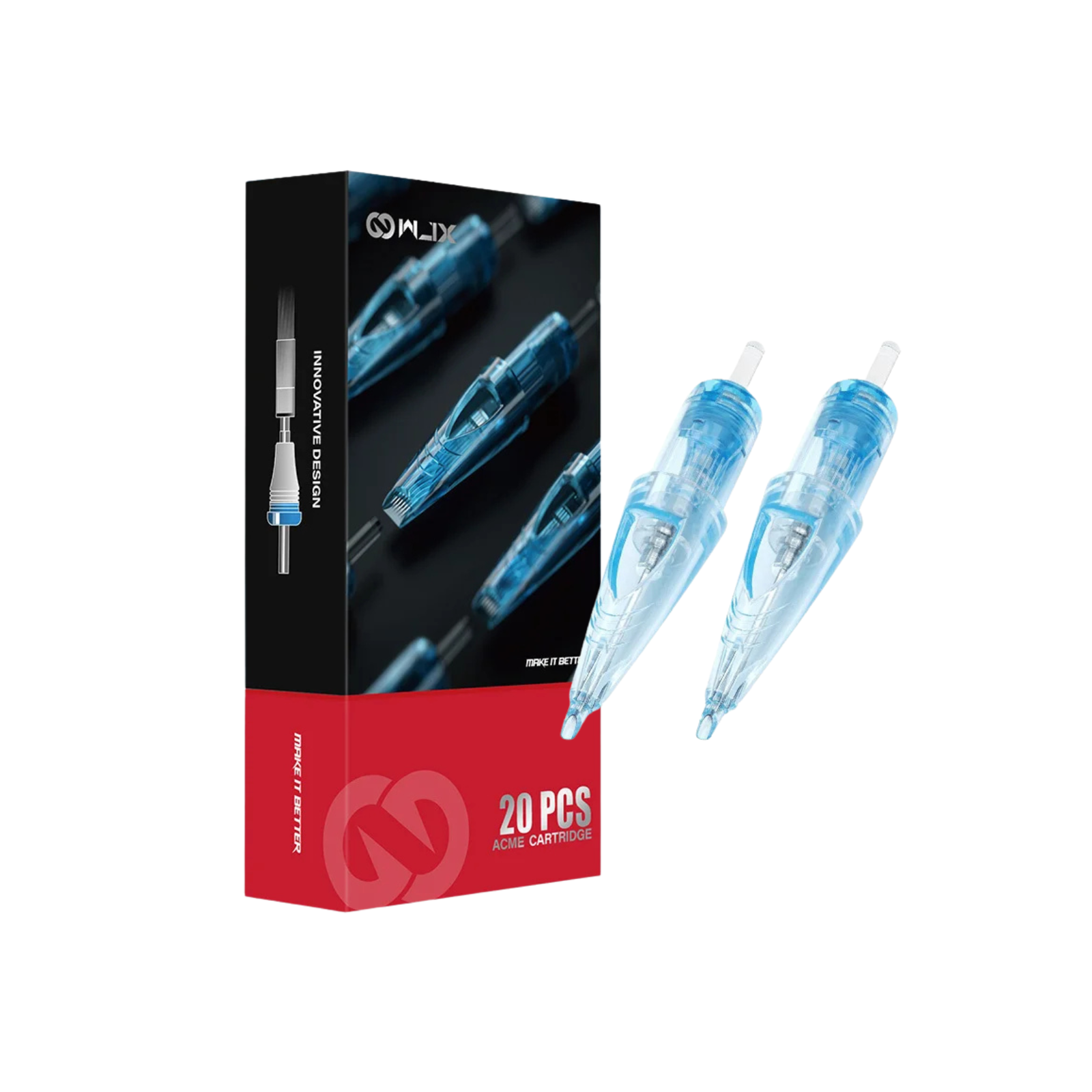 WJX Tattoo Cartridges - Round Shader - Box of 20