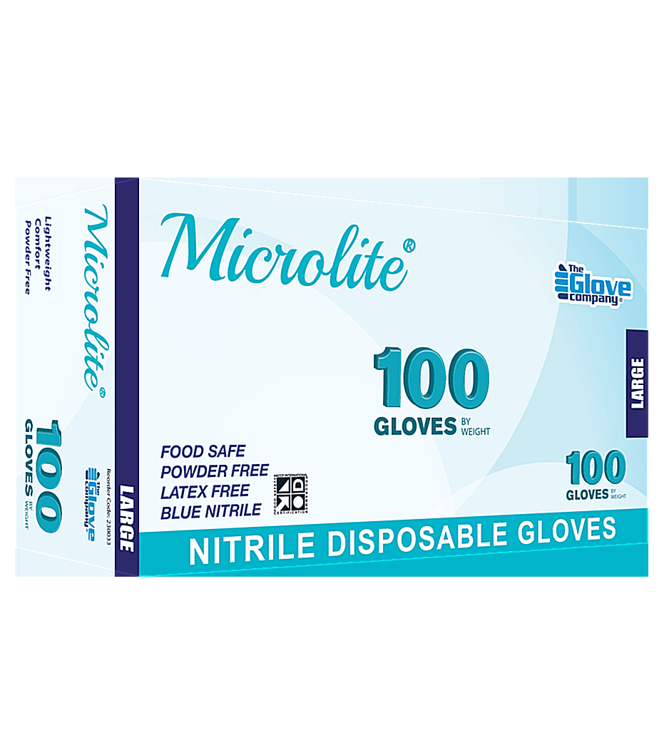 Microlite® Nitrile Disposable Gloves - Pack of 100 Main image