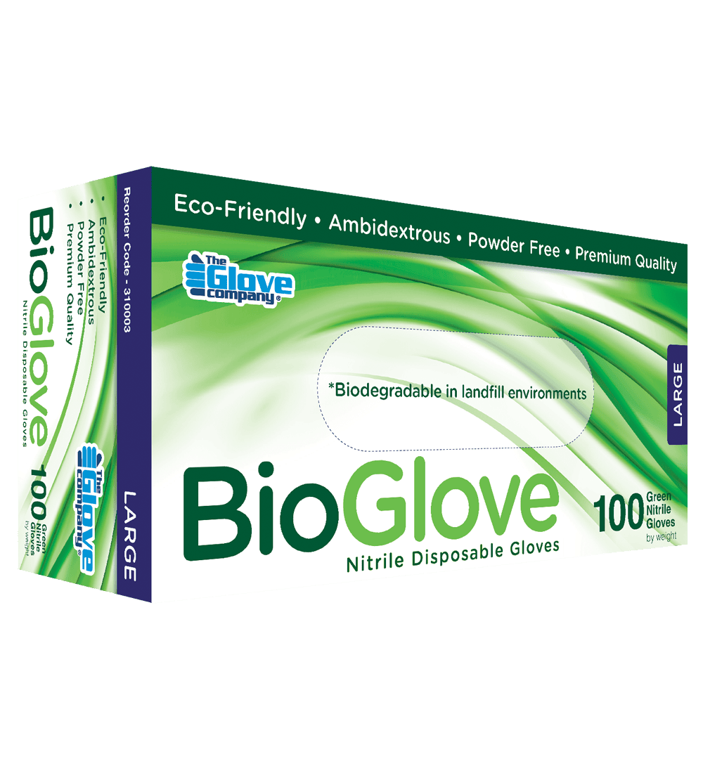 Biodegradable Nitrile Disposable Gloves - Pack 100 - BioGlove