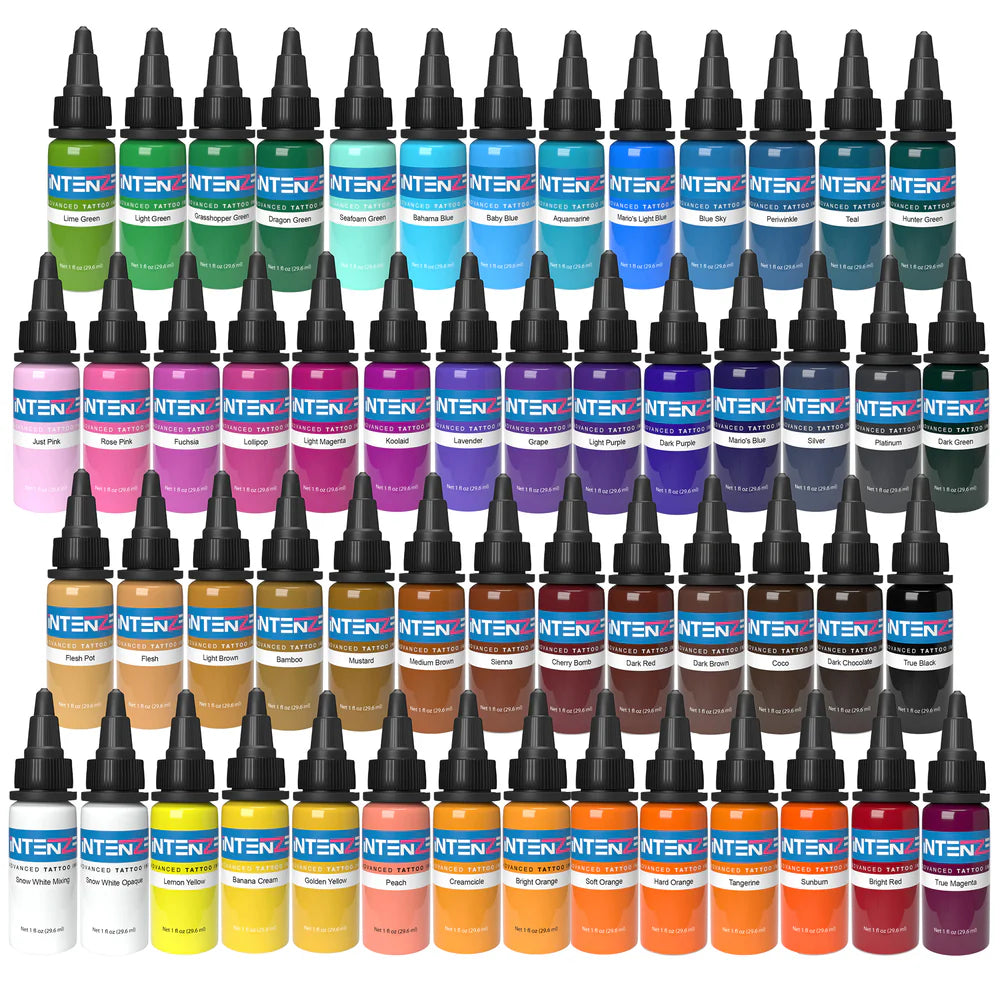 54 Color Set - Intenze Tattoo Ink Main image