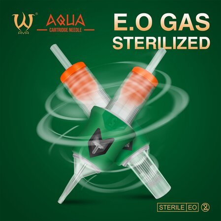 AVA AQUA Needle Cartridges - Curved Magnum - 10pc per box