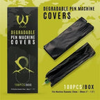 Degradable Pen Machine Covers - 60*150mm - Qty:100