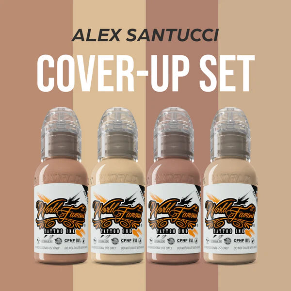 Alex Santucci - Cover-up Set- World Famous Tattoo Ink - 1 oz Main image