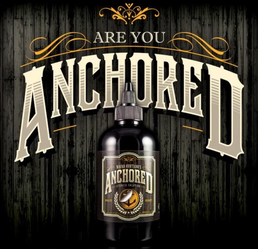 Anchored Stencil Solution by Nikko Hurtado - 8 oz