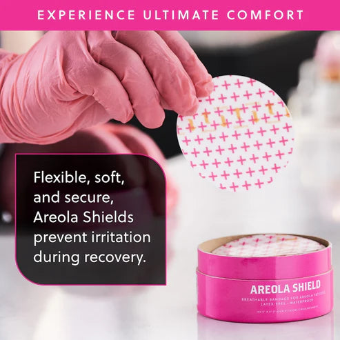 Recovery Areola Derm Shield Circles – 3" Healing Bandages (Tub of 100)