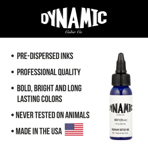 Dynamic Tattoo Ink Blue Secondary image