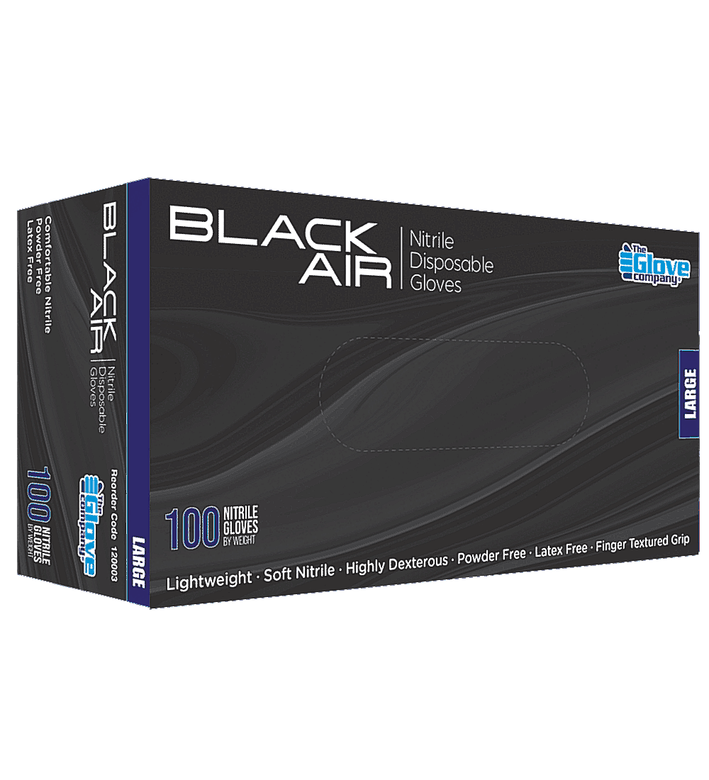 Black Air Premium Nitrile Gloves Secondary image