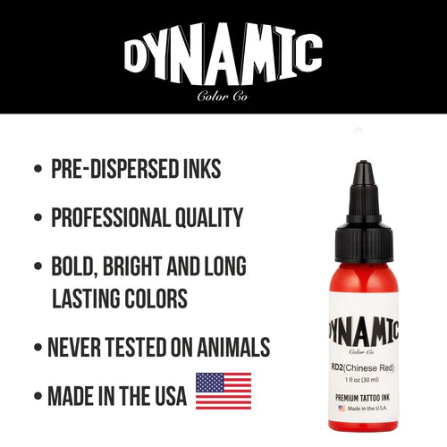 Dynamic Tattoo Ink Chinese Red