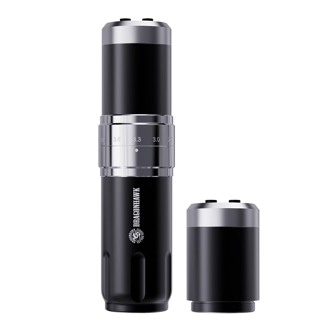 Dragonhawk - Fold 3 - Wireless Tattoo Machine with Dual Batteries | Stroke Changing (2.4mm - 4.2mm)