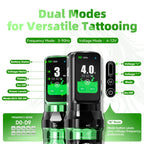 Dragonhawk - (Limited Edition) Fold Pro - Year of the Horse Edition - Wireless Tattoo Machine with Dual Batteries | Stroke Changing (2.5mm - 4.5mm)