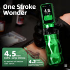 Dragonhawk - (Limited Edition) Fold Pro - Year of the Horse Edition - Wireless Tattoo Machine with Dual Batteries | Stroke Changing (2.5mm - 4.5mm)