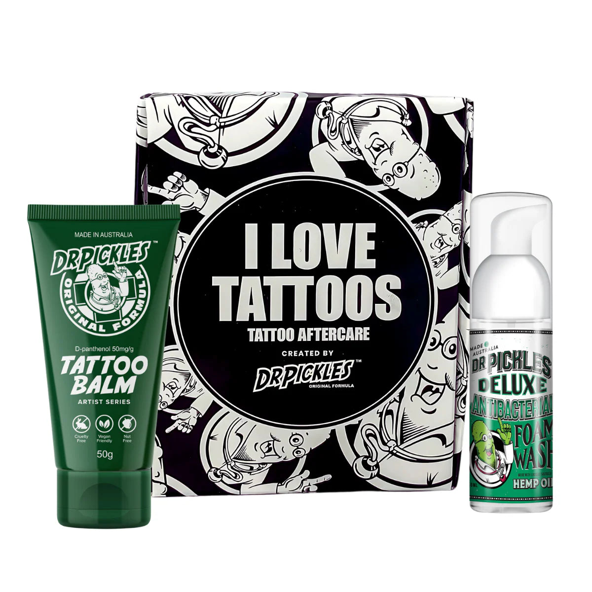 Dr Pickles - Wash Heal Pack - Aftercare Set Main image