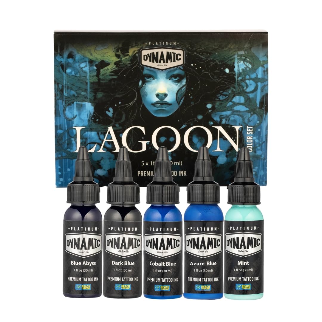 Dynamic Tattoo Ink - Lagoon - Platinum Ink Set Main image