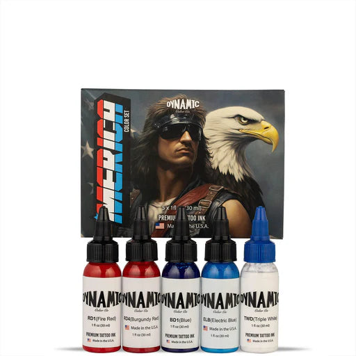 Dynamic Tattoo Ink - Merica - Ink Set