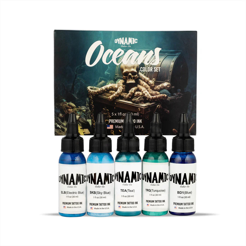 Dynamic Tattoo Ink - Oceans - Ink Set