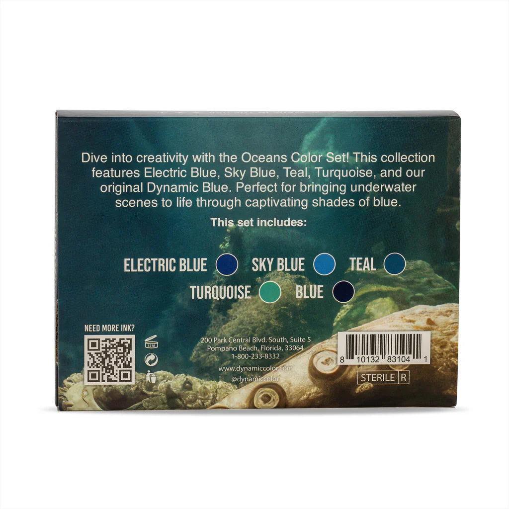Dynamic Tattoo Ink - Oceans - Ink Set Secondary image
