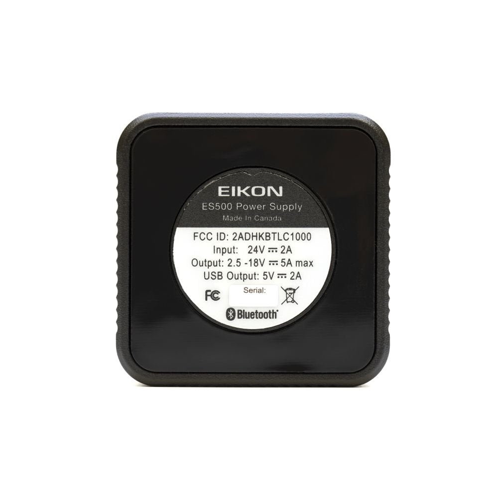 Eikon Canada ES500 - Tattoo Power Supply with Mounting Plate and Footswitch