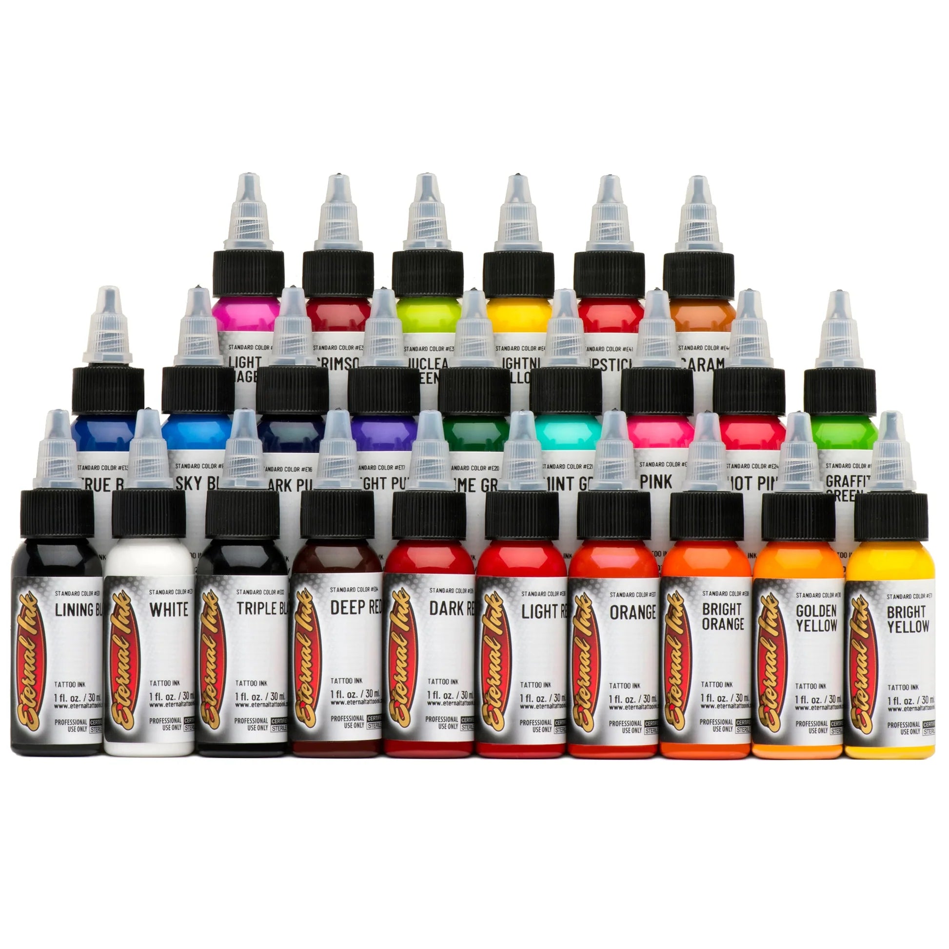 Top 25 Color Set - Eternal Tattoo Ink - Pick Size Main image