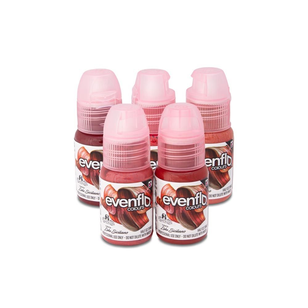 Evenflo Lip Set of 5 By Perma Blend - 1/2oz Bottles