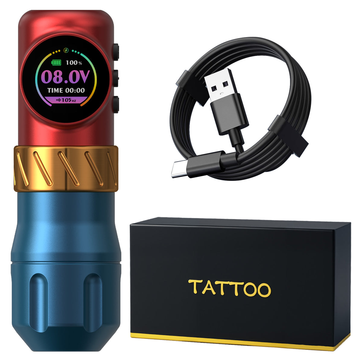 TREX F160 Wireless Tattoo Pen Machine – 1900mAh, 3.5mm Stroke