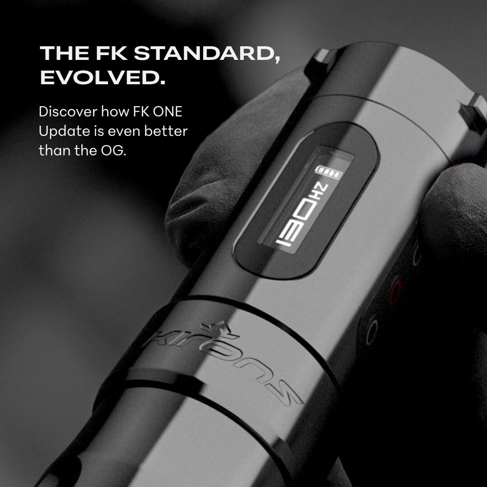 FK Irons ONE - Updated Tattoo Machine with Drop in Battery - 4.0mm Stroke