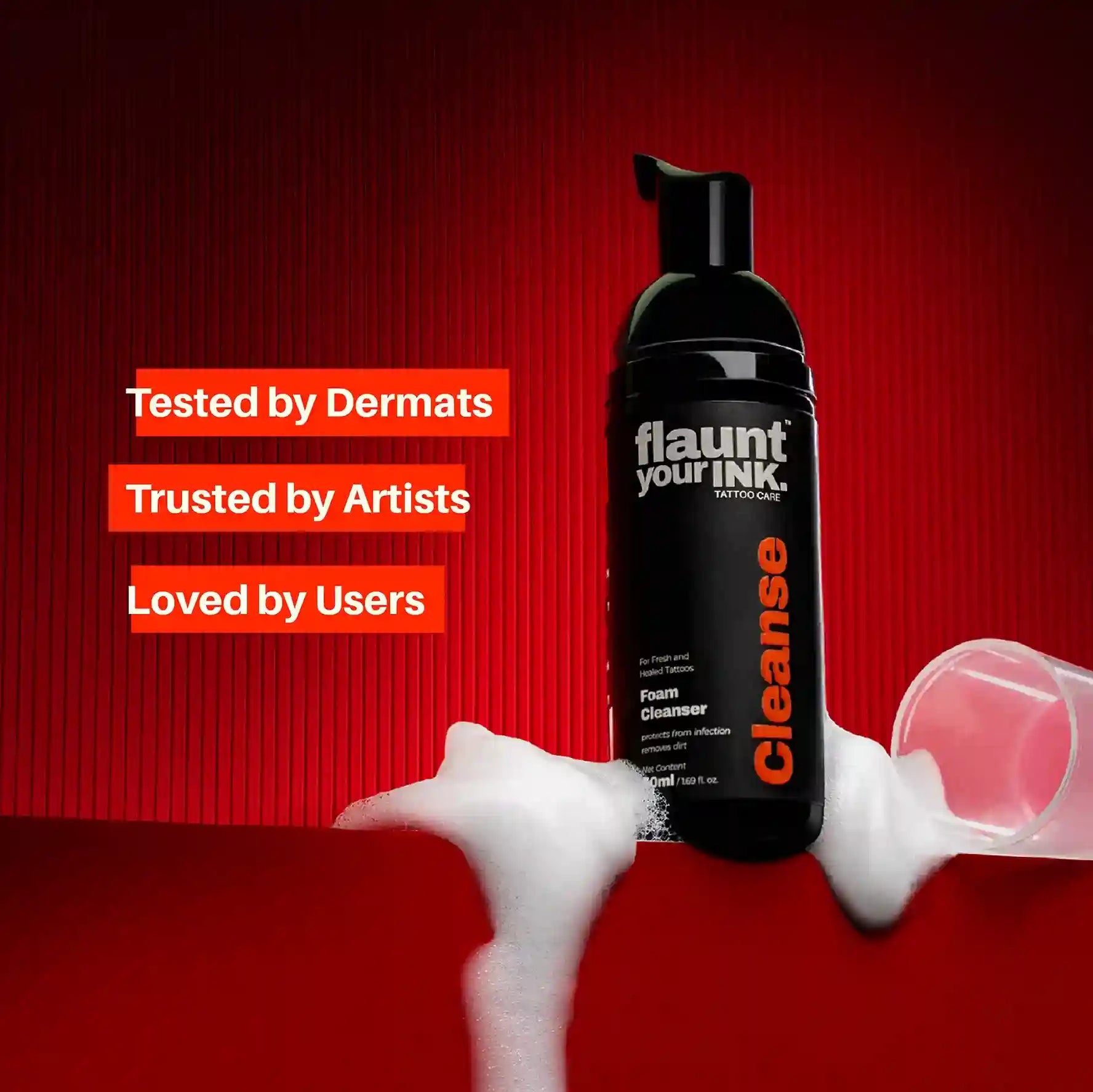 Flaunt Your Ink - Foam Cleanser & Skin Prep - 50 ml