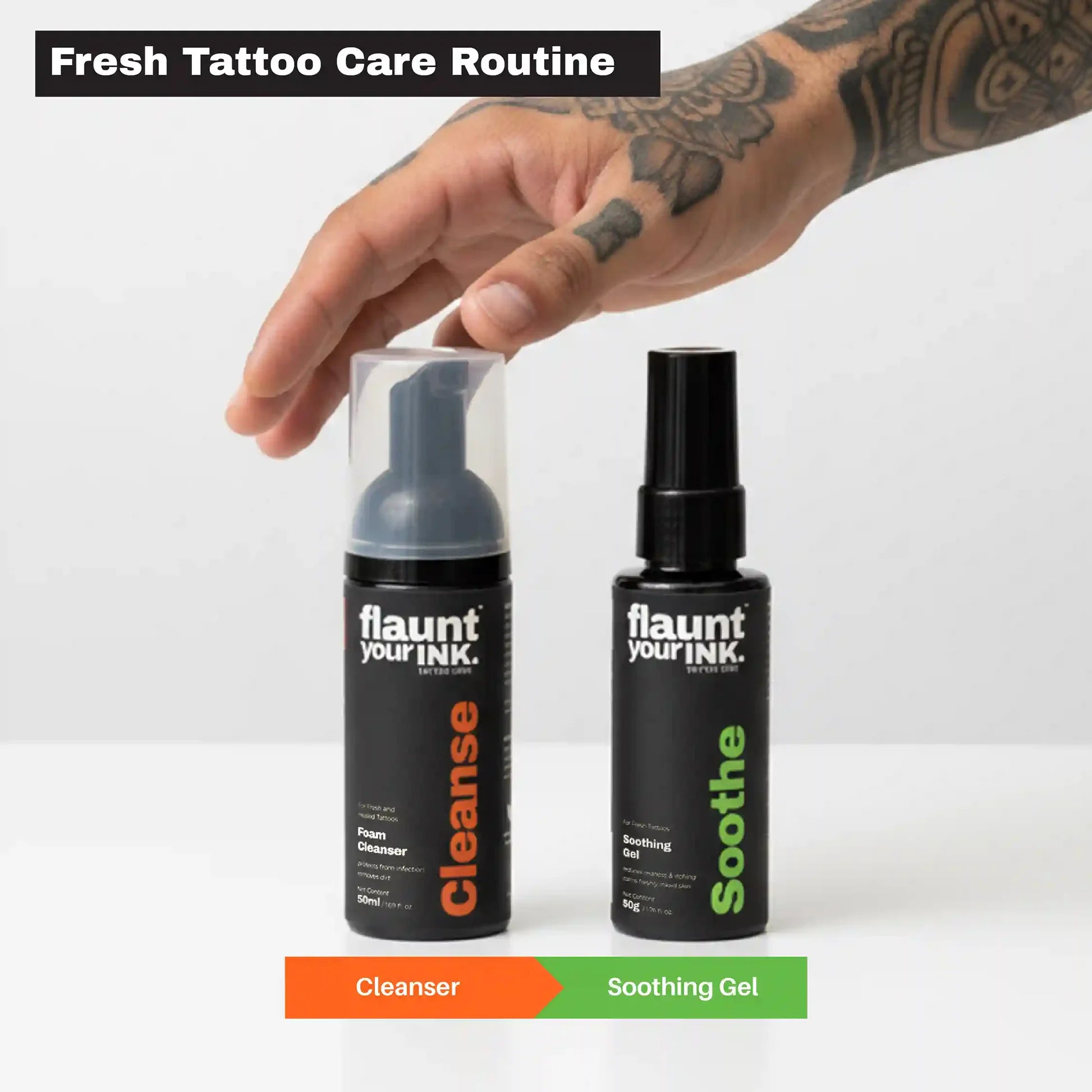 Flaunt Your Ink - Foam Cleanser & Skin Prep - 50 ml