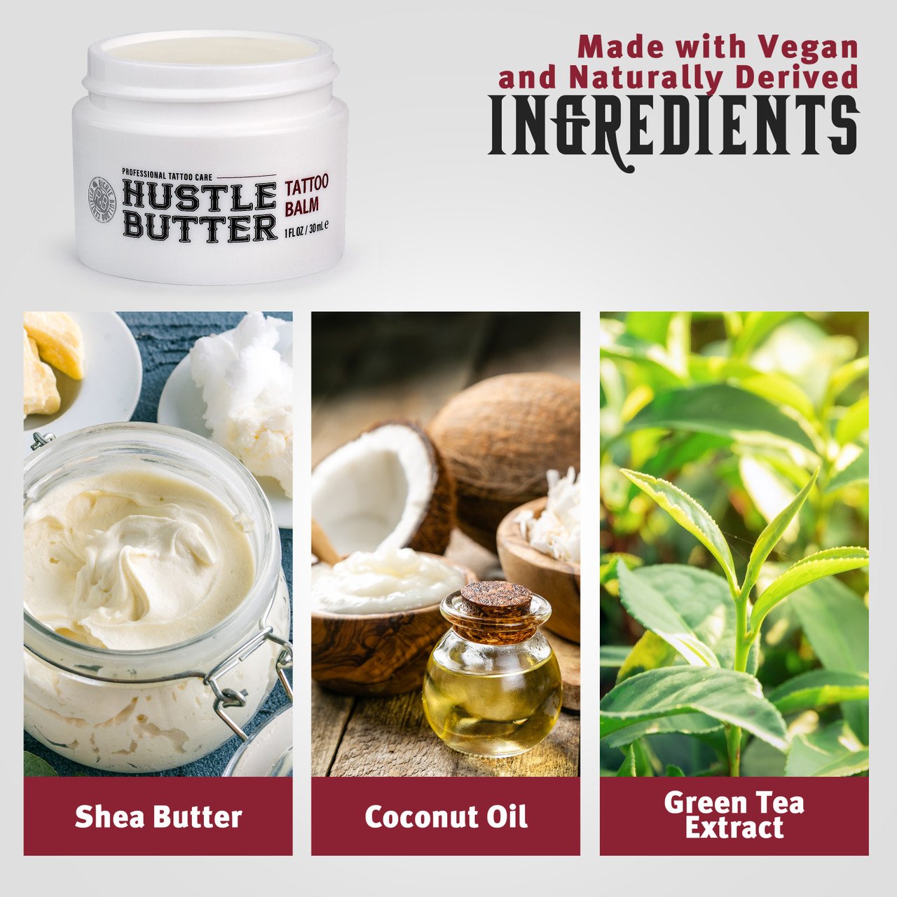 Hustle Butter Deluxe® - Luxury Tattoo Care - 1 oz Tubs