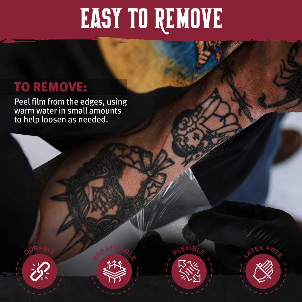 Hustle Butter Tattoo Aftercare Wrap Secondary image