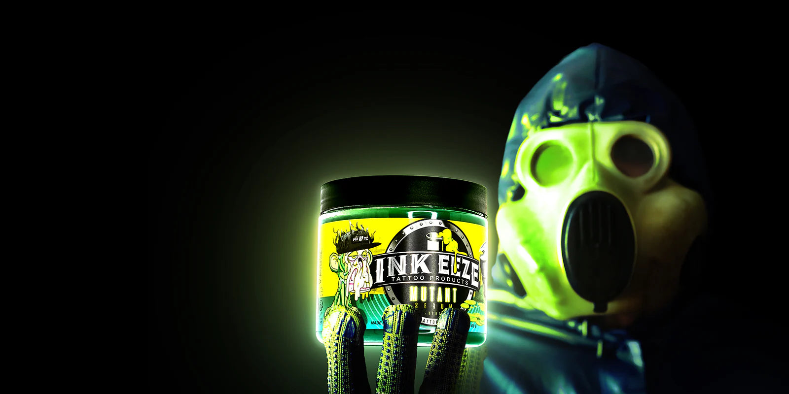 INKEEZE  - MUTANT SERUM GREEN TATTOO OINTMENT - 16 OZ