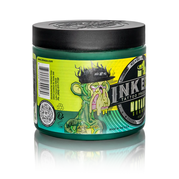 INKEEZE  - MUTANT SERUM GREEN TATTOO OINTMENT - 16 OZ