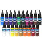 Basic 1oz Color Set - Intenze Tattoo Ink - 19 Bottles