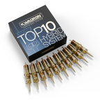 Kwadron Top 10 Pack - Hybrid System – Premium Tattoo Cartridge Needles (10 Pack)