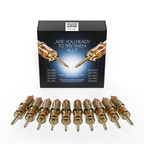 Kwadron Top 10 Pack - Hybrid System – Premium Tattoo Cartridge Needles (10 Pack)