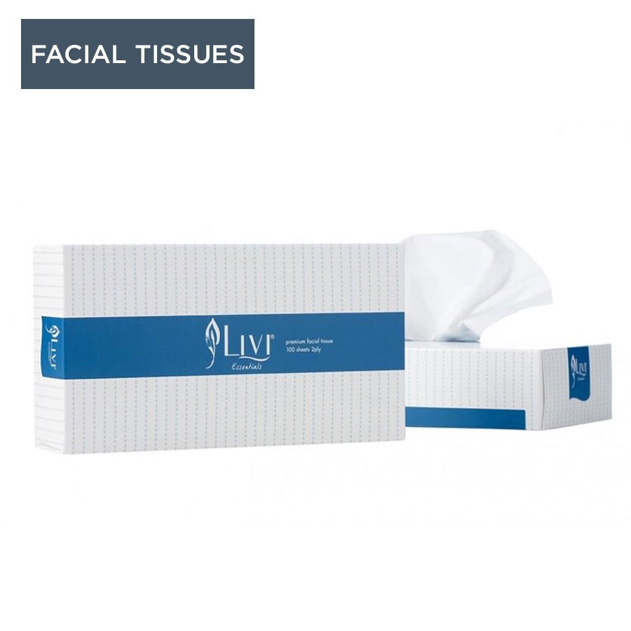 Livi Essentials Facial Tissues 2 Ply 100/200 Sheets Secondary image