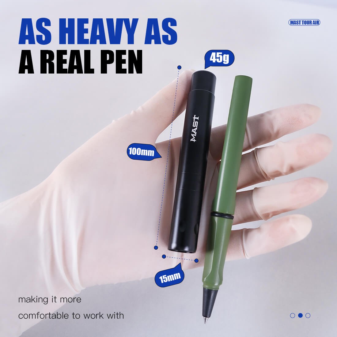 Mast Tour Air – Tattoo Pen Machine With 2.3MM Stroke Permanent Makeup Secondary image