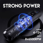 Dragonhawk Wireless Tattoo Machine -  Mast Fold 2 Pro | Stroke Changing  2.4-4.2mm