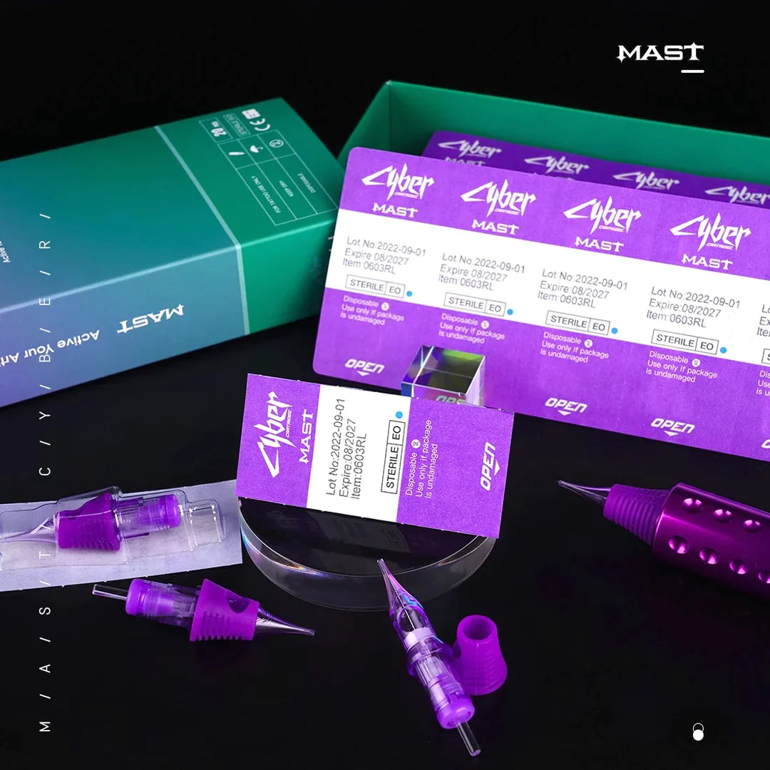 Mast Cyber Universal Needle Cartridges - Round Liner - Single