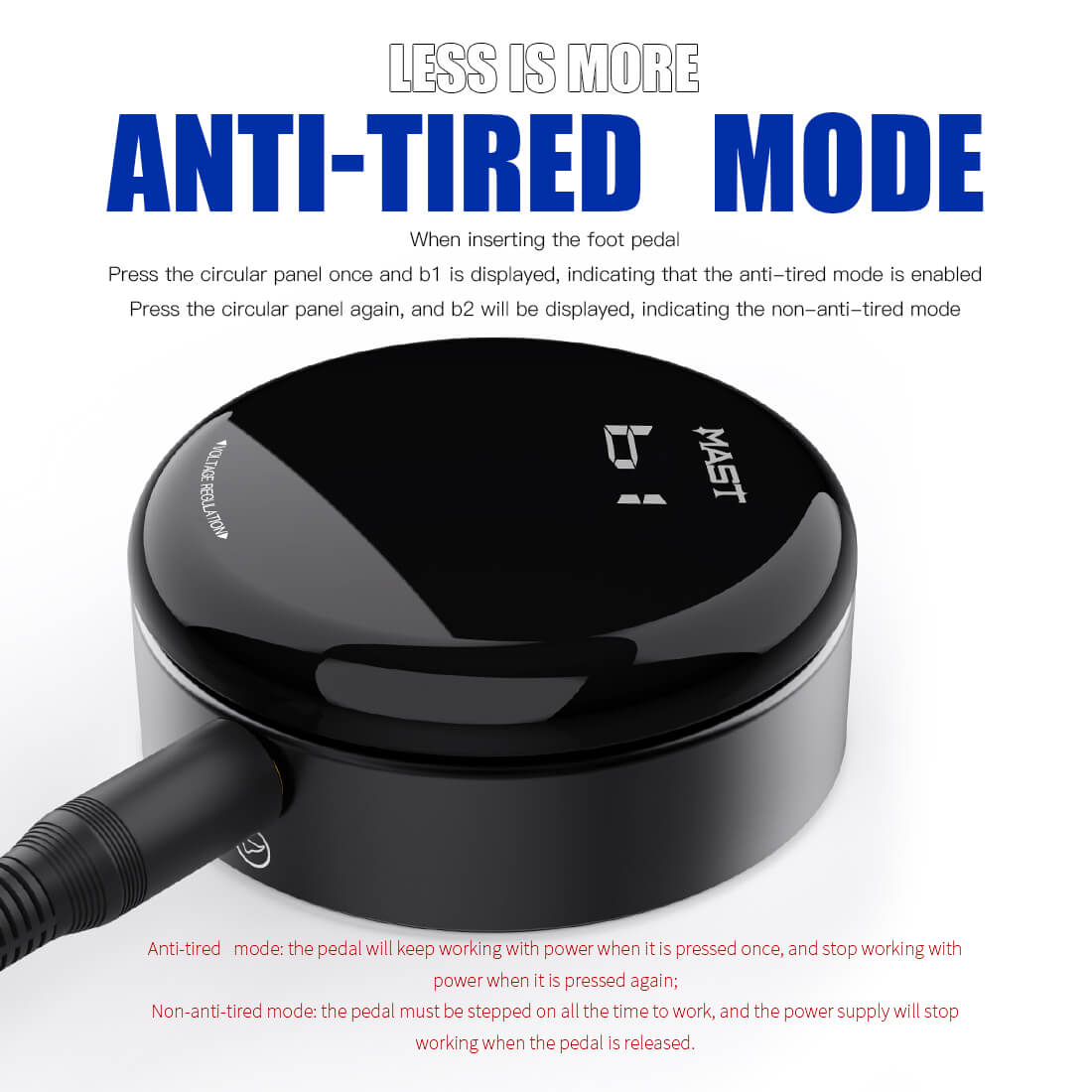 Mast - Circle Tattoo Power Supply - OLED Simple Power for Tattoo Machines