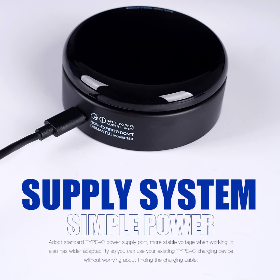 Mast - Circle Tattoo Power Supply - OLED Simple Power for Tattoo Machines