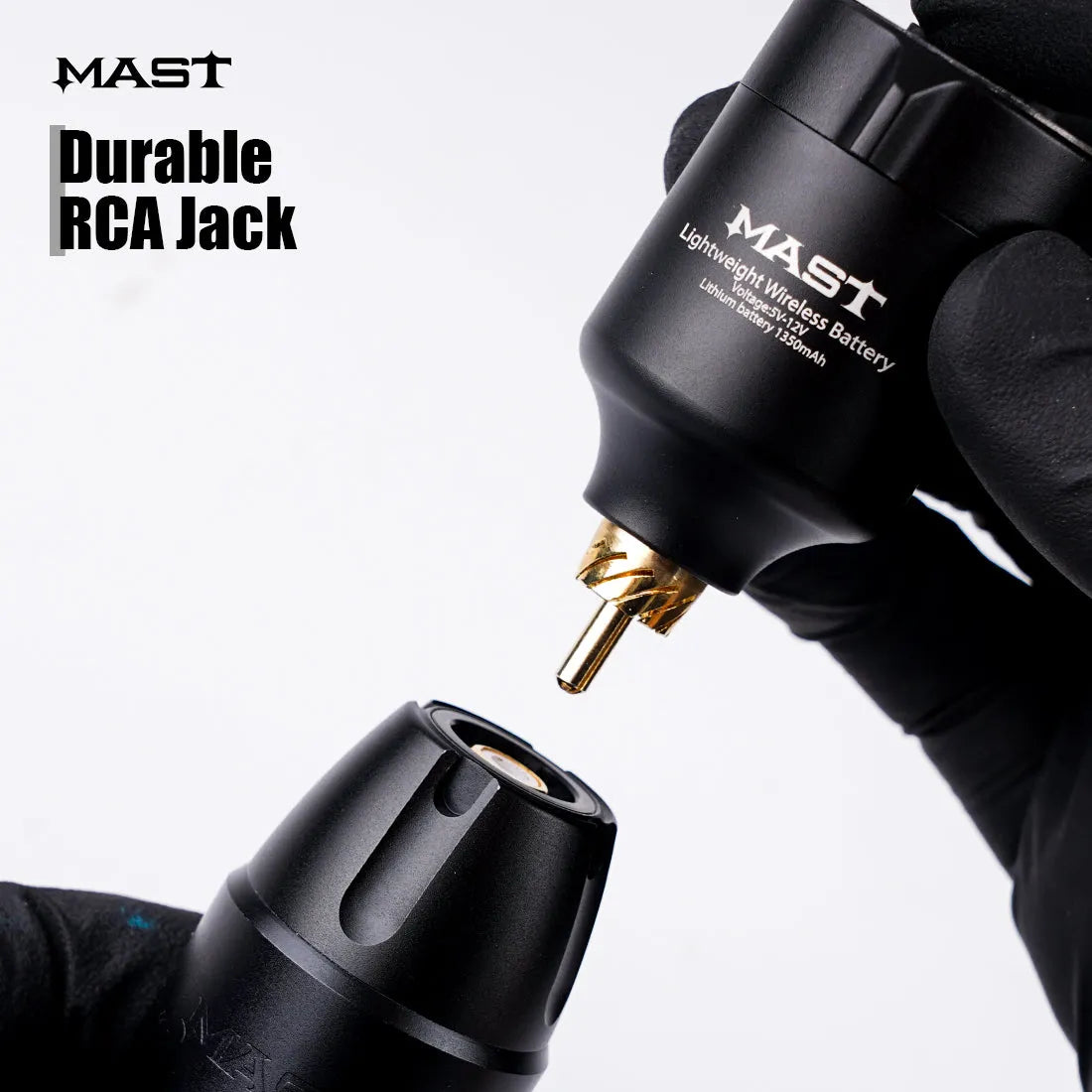 Mast - T1 - Wireless Tattoo Battery - RCA Connection