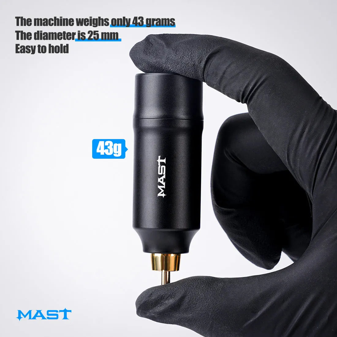Mast - T2 - Wireless Tattoo Battery - RCA Connection Secondary image