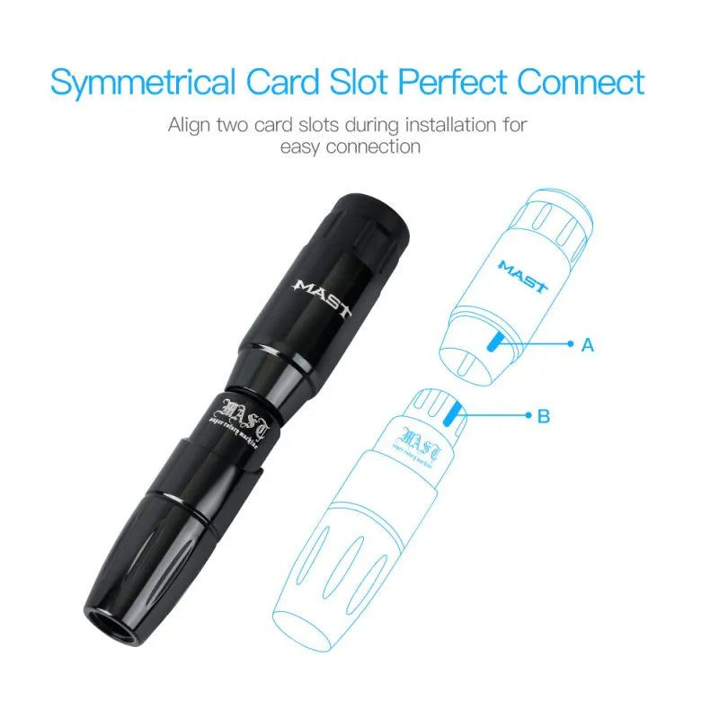 Mast Tour Tattoo Pen Machine Wireless Battery Power Supply 2Pcs Bundle Secondary image