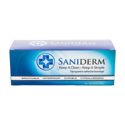 Saniderm Tattoo Aftercare Transparent Adhesive Bandage - 20cm x 7.5m Roll