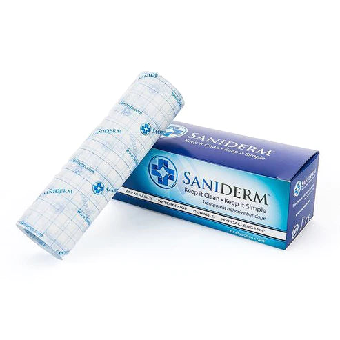 Saniderm Tattoo Aftercare Transparent Adhesive Bandage - 20cm x 7.5m Roll Main image