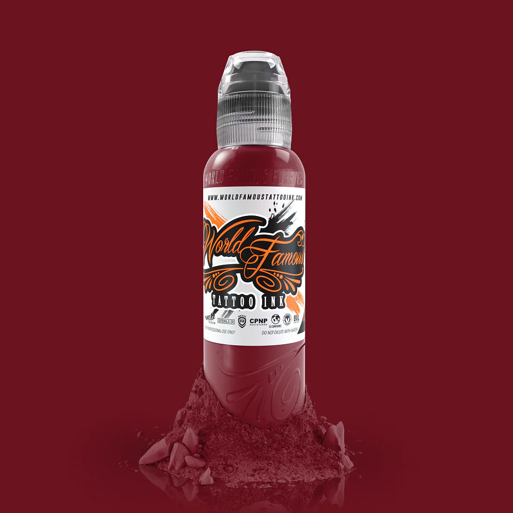 12 Color Primary Set #1 — World Famous Tattoo Ink — 1oz