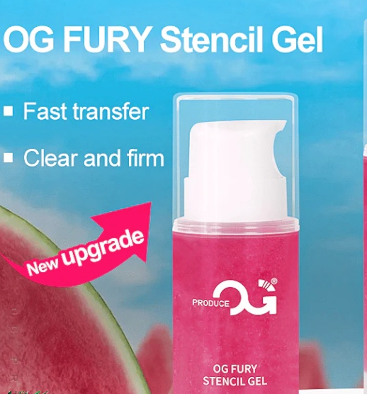 OG FURY - Pink Watermelon - Stencil Transfer Gel Solution 200g