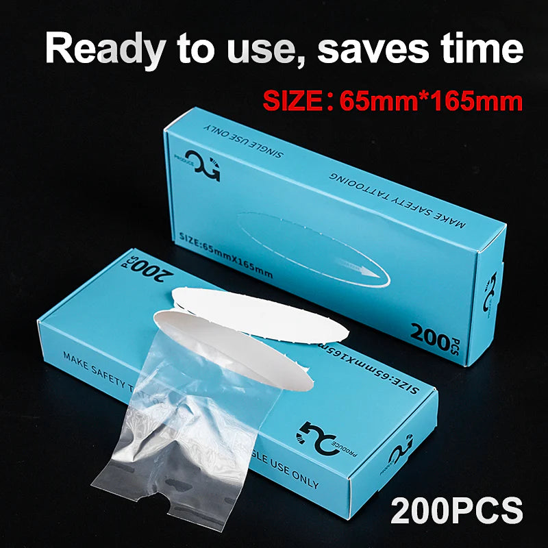 OG Produce - Clear Tattoo Pen Covers - 65mmx165mm (200PCS)